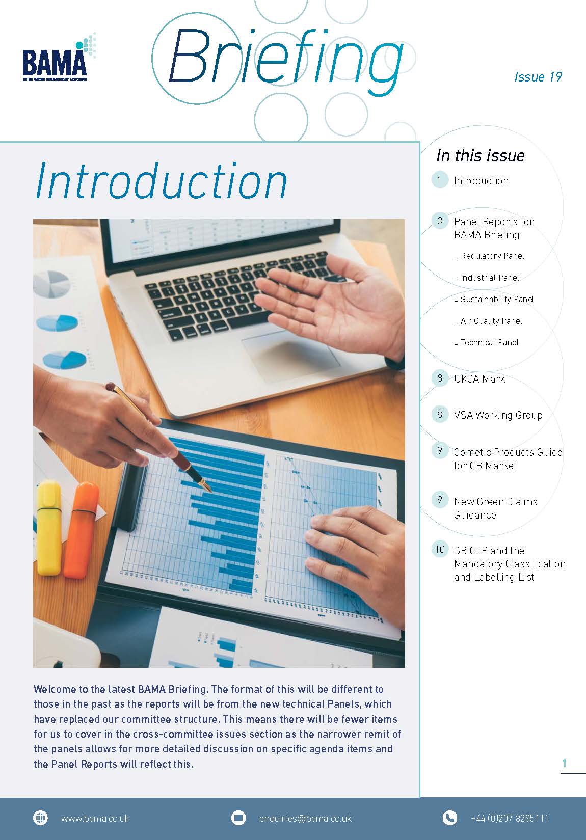 BAMA Briefing Issue 19